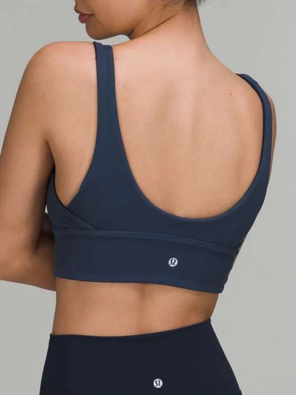 Lululemon Align Reversible Bra Light Support A/B Cup in Mineral Blue / True Navy